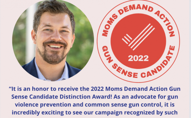 Exciting News: Kevin Morrison is a Moms Demand Action Gun Sense Candidate!